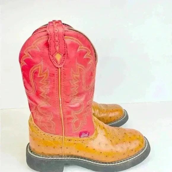 Justin Gypsy Boots L9911 Ladies Casual Boot Size 6.5B Leather - Picture 3 of 10